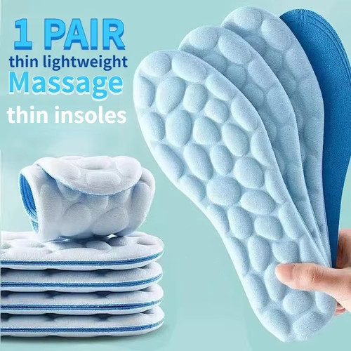 Latex shoe insoles soft - 4d,