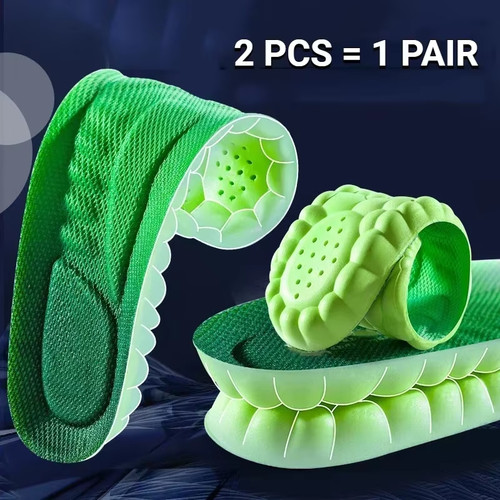 Soft sports massage insoles - 4d,